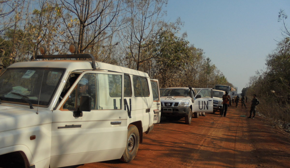 UNMISS begins weekly patrols along Yei-Kaya road as more refugees return