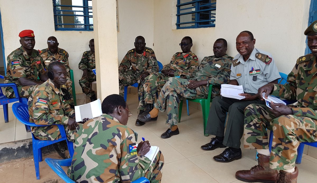 UNMISS provides human rights training to South Sudanese army officers in Maridi 