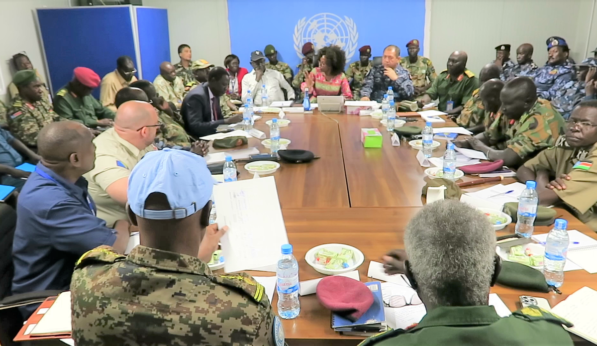 Peace South Sudan UNMISS UN peacekeeping peacekeepers children school vacate  grave violations human rights child rights high-delegation visit Western Equatoria