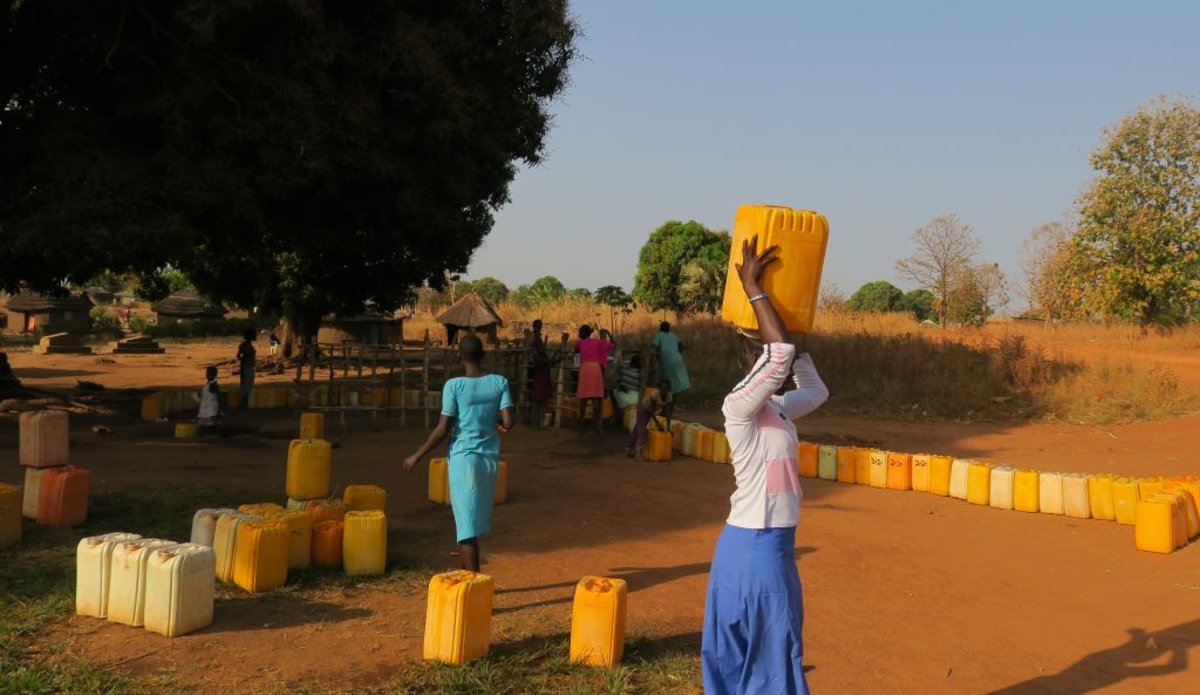 unmiss south sudan mundri western equatoria quick impact project water holes returnees relative peace