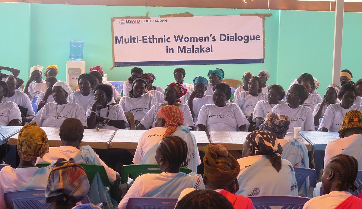 Women in Malakal discuss ways to increase participation in conflict resolution