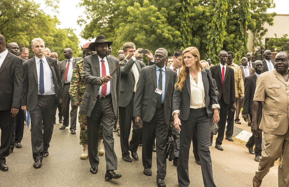UN Security Council meets with Salva Kiir, President of the Republic of South Sudan