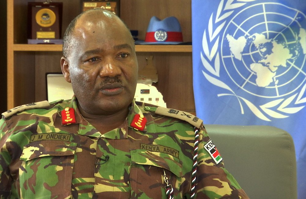 UNMISS Force Commander - Lieutenant General John Mogoa Kimani Ondieke 