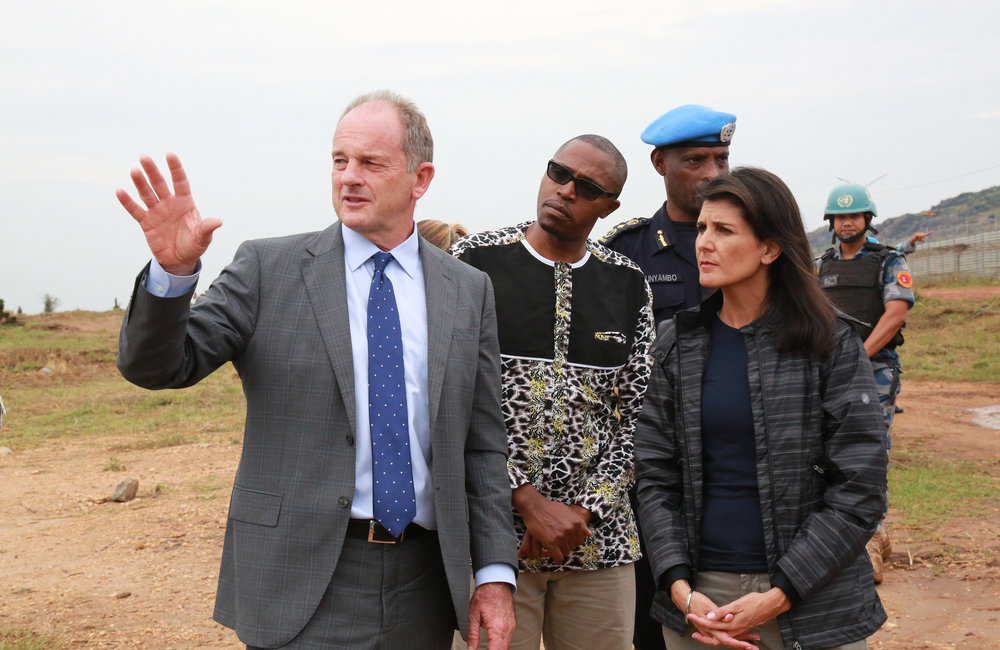  Nikki Haley, US Ambassador to the UN, engages in the work of UNMISS 