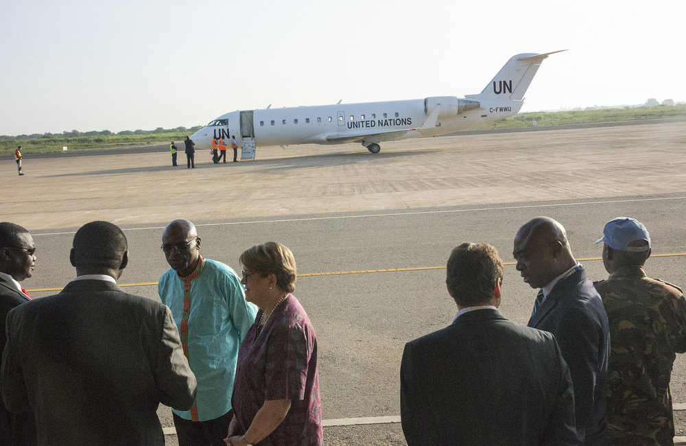 The tour concludes; UN Security Council delegation departs South Sudan 