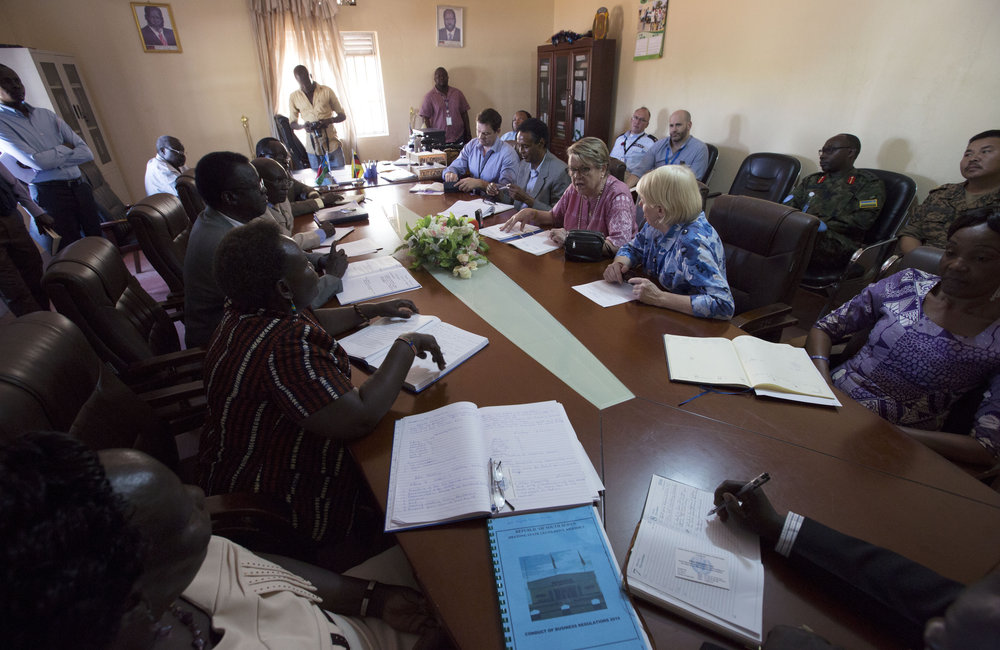 UNMISS SRSG discusses peace process and way forward for the country in Torit