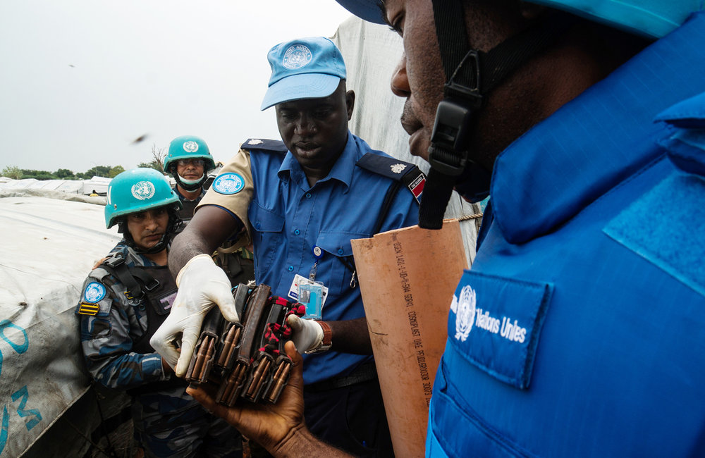 UNMISS UNPOL And Military, Along With UNMAS And UNDSS, Conduct Weapons ...