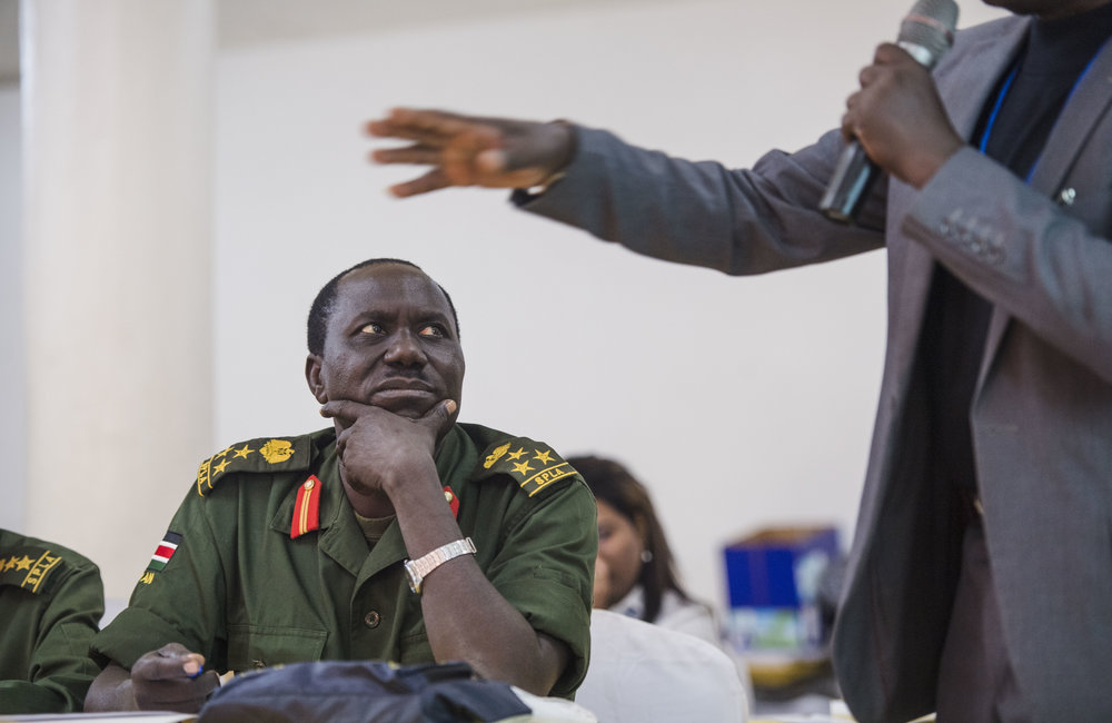 UNMISS/SPLA child protection training and workshop in Juba