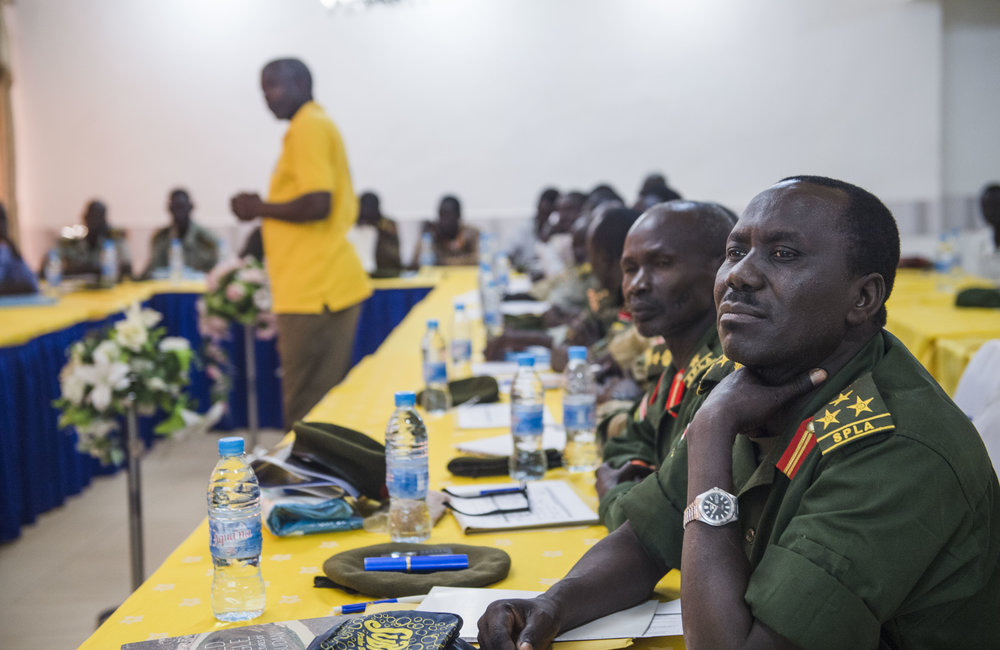 UNMISS/SPLA child protection training and workshop in Juba