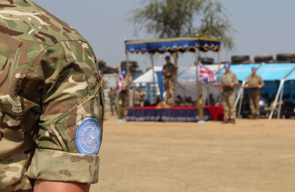 UK engineering contingent receive UN Medal for service in South Sudan