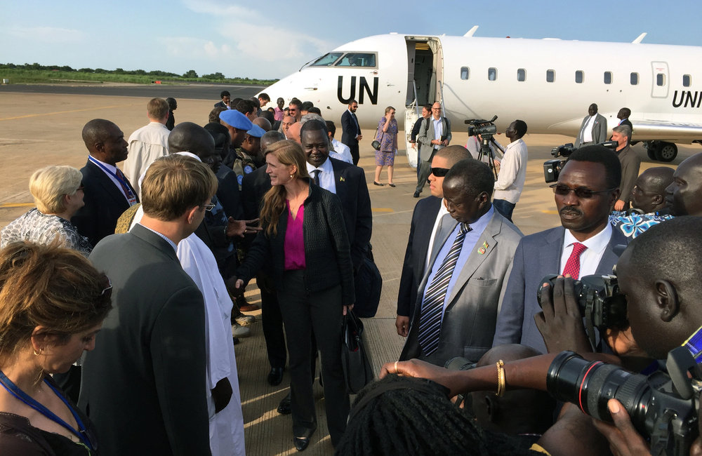 UN Security Council delegation visits South Sudan