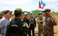 UNMISS Force Commander assesses security situation in Maper following deadly cattle raid