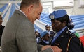 Kenyan police officers awarded UN medals for distinguished service in South Sudan
