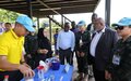 UN General Assembly President meets with UNMISS engineers combating the impact of climate change and Thai peacekeepers supporting agriculture initiatives for local communities