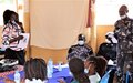South Sudanese police officers, women’s representatives in Western Equatoria meet, discuss issues at an UNMISS workshop 