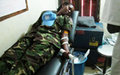 Peacekeepers donate blood to Aweil Civil Hospital 