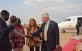 USG for Peacekeeping Operations Hervé Ladsous arrives Juba