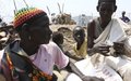 Juba Tomping displaced receive food