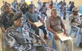 UNMISS police officers give counterparts in Rajaf much-wanted refresher course