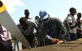 15 young people in Adong learn how to build a floating jetty, thanks to UNMISS, UNHCR and HDC