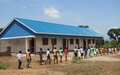 Joy in rural Eastern Equatorian community as UNMISS hands over classrooms for 200 learners
