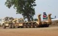 Chinese peacekeepers build road in Aweil