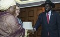 UN Envoy on sexual violence in conflict meets President Kiir