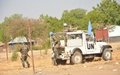 Indian peacekeepers patrolling Bor