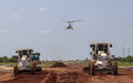 UNMISS engineers from South Korea rehabilitate airstrip, build dykes to combat flooding