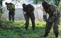 UNMISS troops provide clinical assistance and paint parts of Kapoeta hospital