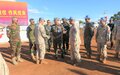 UNMISS Force Commander visits key UNMISS bases in Wau, assesses operational and security situation