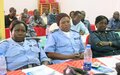 Ahead of Human Rights Day, local police officers in Wau trained on preventing human rights abuses, including violence against women
