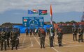 Indian and Sri Lankan peacekeepers in Bor receive UN medals for outstanding service