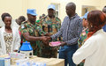 Ghanaian peacekeepers donate medical supplies to Bentiu hospital