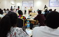 SPLM youth learn more about the revitalized peace agreement and UNMISS mandate