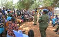 UNMISS police joins national counterparts to help women in Zogolona market improve their business capital