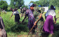 Peacekeepers partner with women in clean-up campaign in Eastern Equatoria
