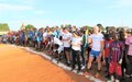 Peacekeepers and Wau citizens unite in a run for peace and unity