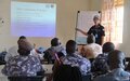 UNPOL officers train South Sudanese counterparts to support planned extension of community policing in Eastern Equatoria  