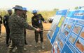 UNMISS Force Commander inspects road repairs by peacekeeping engineers in Eastern Equatoria