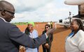 Following reduced donor funding and climate shocks, UNMISS Deputy Chief visits Bor to assess humanitarian situation