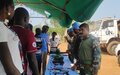 Building skills, building trust: Indian peacekeepers teach young people in Malakal carpentry 