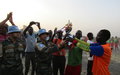 Indian soldiers unite communities in Melut through sport