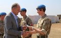 UK engineering contingent receive UN Medal for service in South Sudan