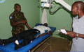 Kenyan battalion training health workers in Wau