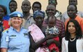 UNMISS trains South Sudanese counterparts and community watch group in displaced persons’ camp in Bor on preventing crime