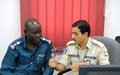 UN Police mentoring local counterpart