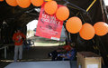 An orange day at UNMISS as staff join global campaign to end violence against women