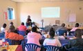 UNMISS with partners hold electoral administration skills training in Yambio