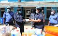 UNMISS donates COVID-19 personal protection equipment to South Sudanese police